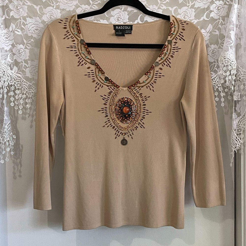 Vintage Beaded Top